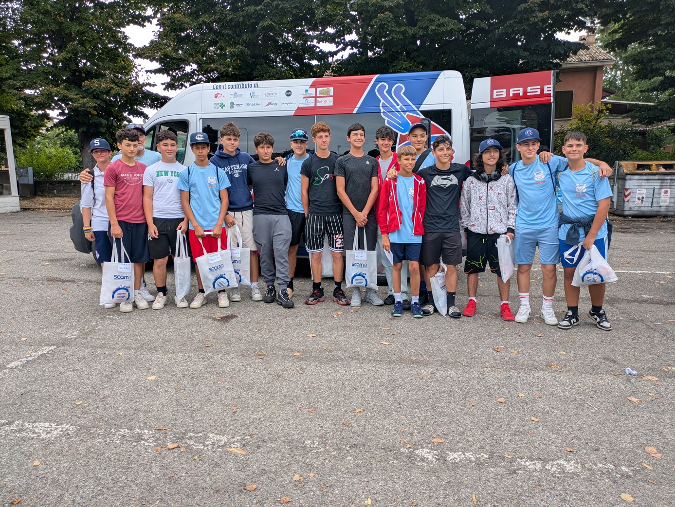 Cinque Under 15 in tour nelle Marche col Godo Baseball